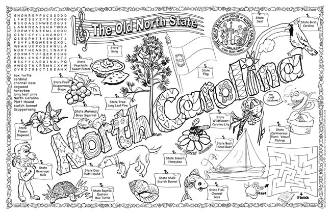 North Carolina coloring #4, Download drawings