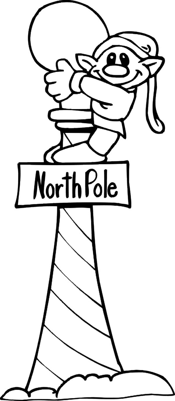 North Pole coloring #12, Download drawings