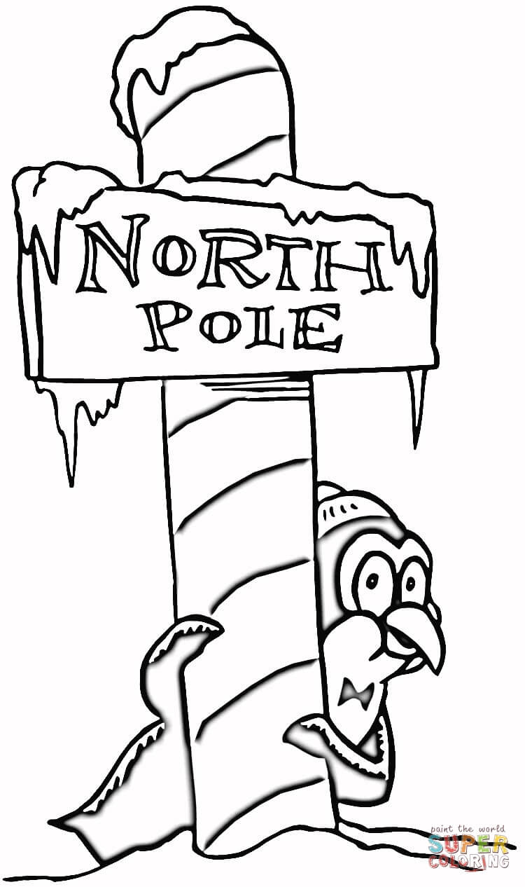 North Pole coloring #13, Download drawings