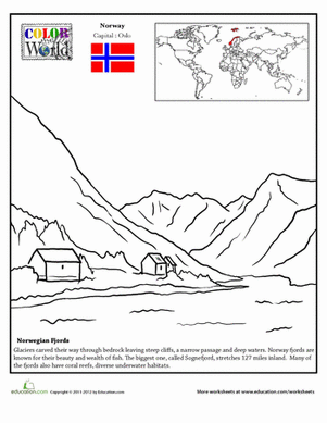 Fjord coloring #15, Download drawings