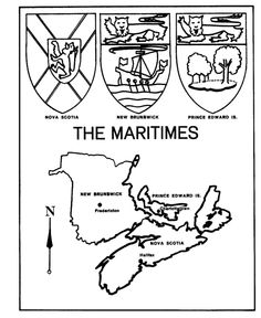 Nova Scotia coloring #7, Download drawings