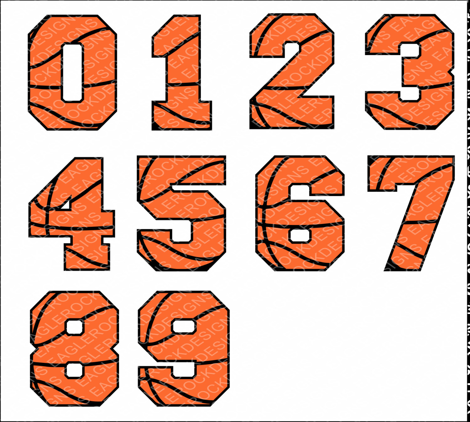 Numbers svg #7, Download drawings