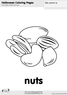 Nut coloring #3, Download drawings