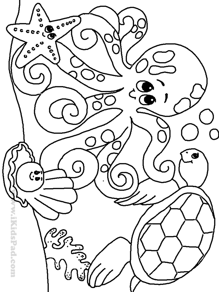 Ocrean coloring #2, Download drawings