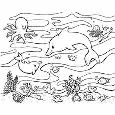 Ocean coloring #18, Download drawings