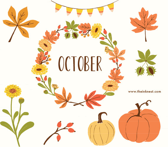 October clipart #9, Download drawings