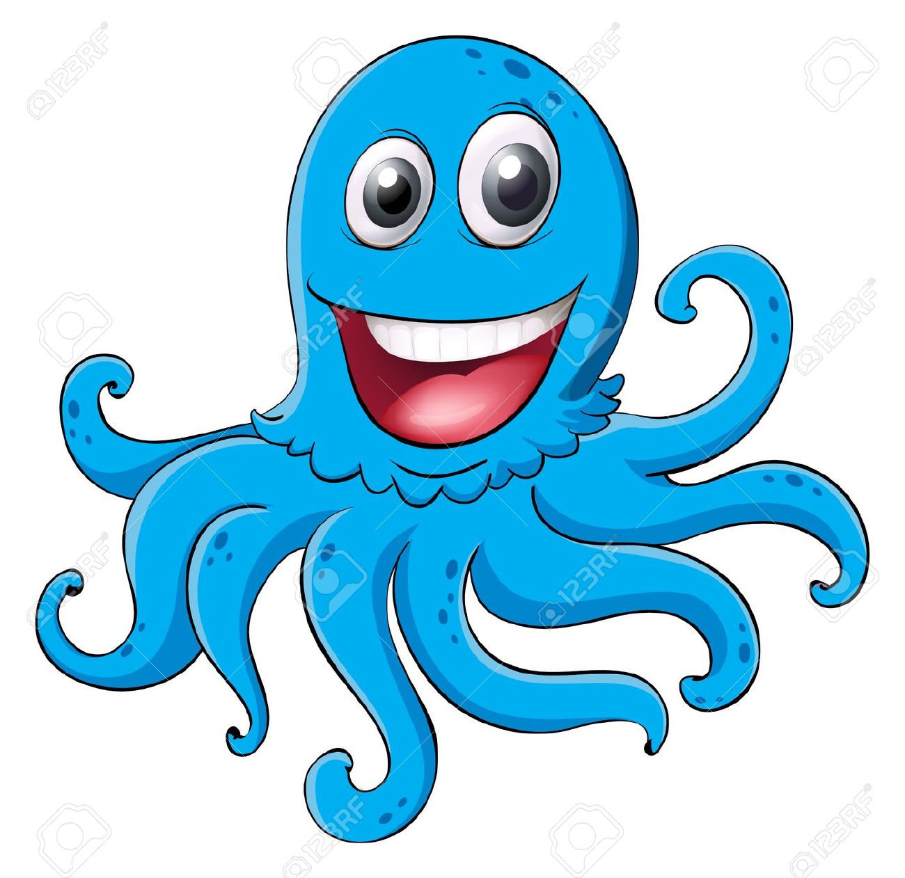 Octopus clipart #2, Download drawings
