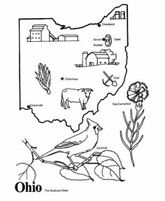Ohio coloring #10, Download drawings