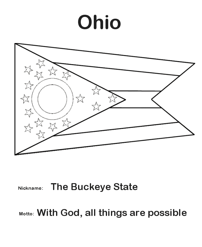 Ohio coloring #11, Download drawings