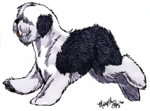 Old English Sheepdog coloring #11, Download drawings