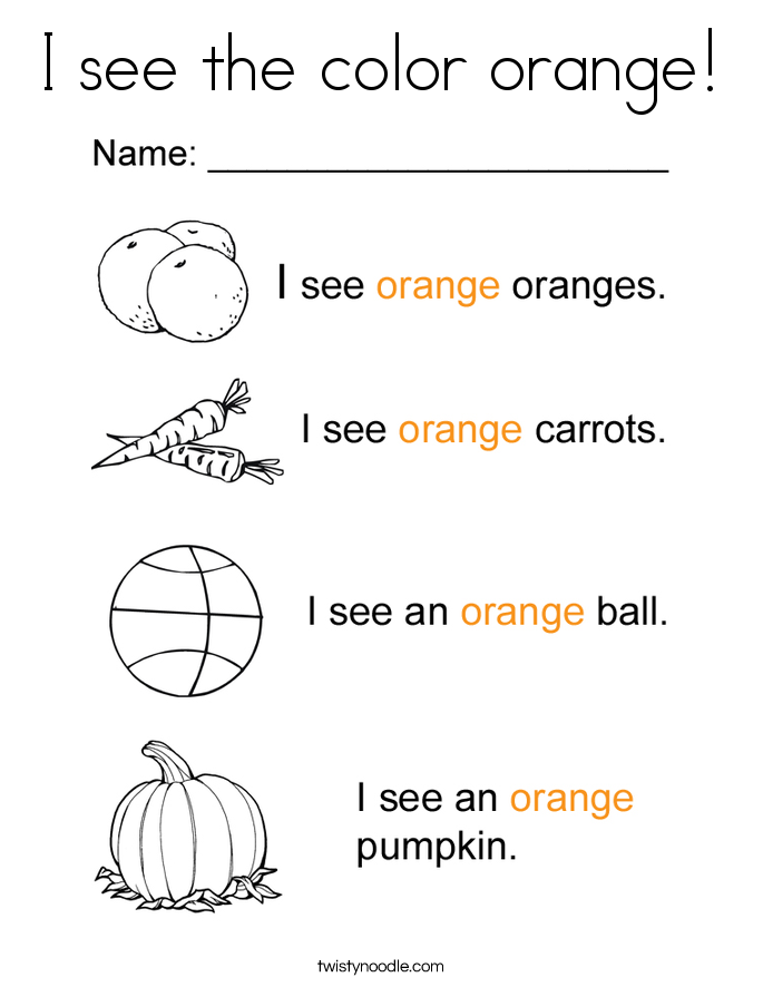 Orange coloring #5, Download drawings