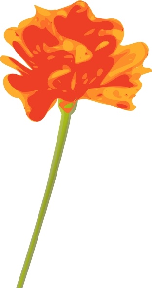 Orange Flower svg #20, Download drawings