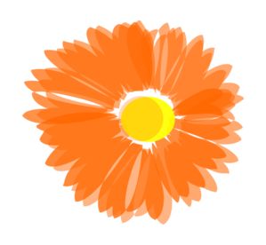 Orange Flower svg #17, Download drawings