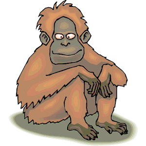 Orangutan svg #16, Download drawings