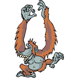 Orangutan svg #18, Download drawings