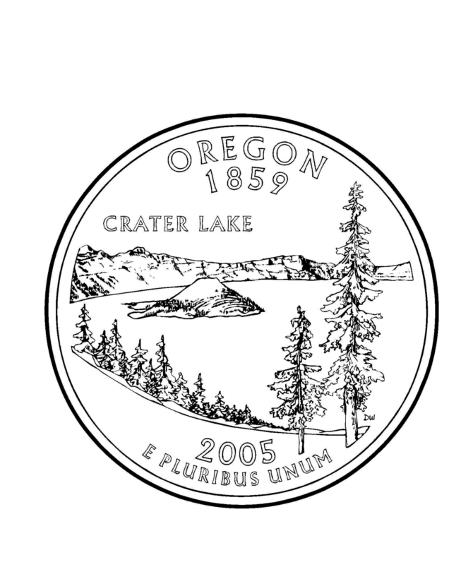 Oregon coloring #5, Download drawings