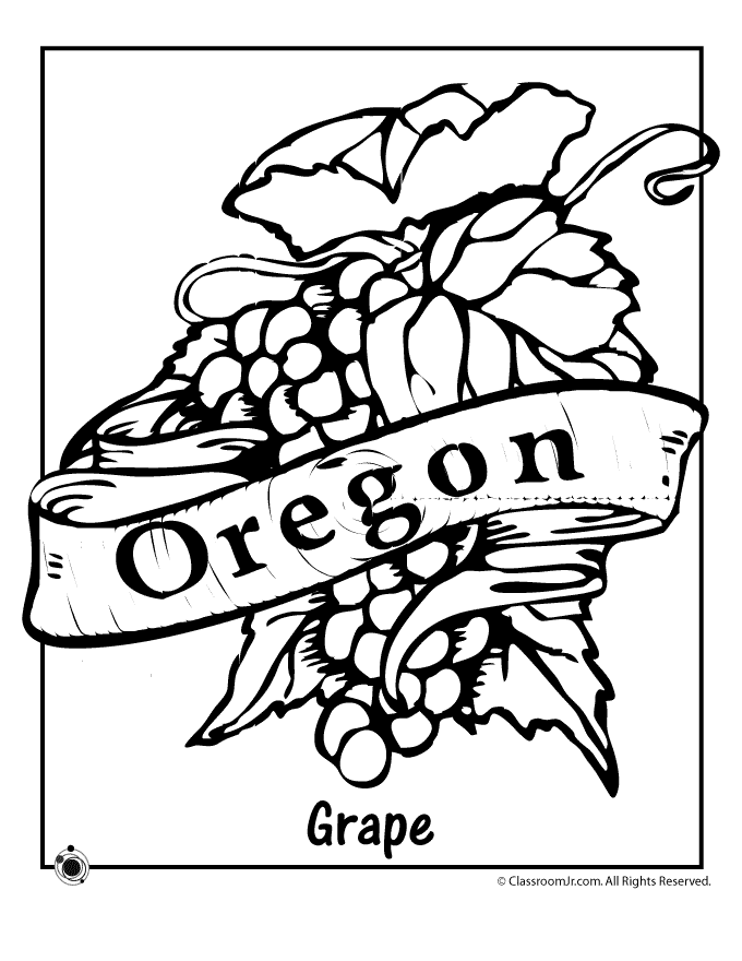 Oregon coloring #8, Download drawings