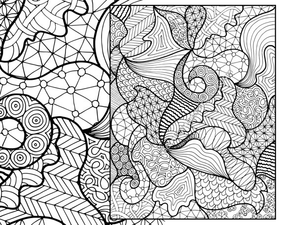 Organic Pattern coloring #13, Download drawings