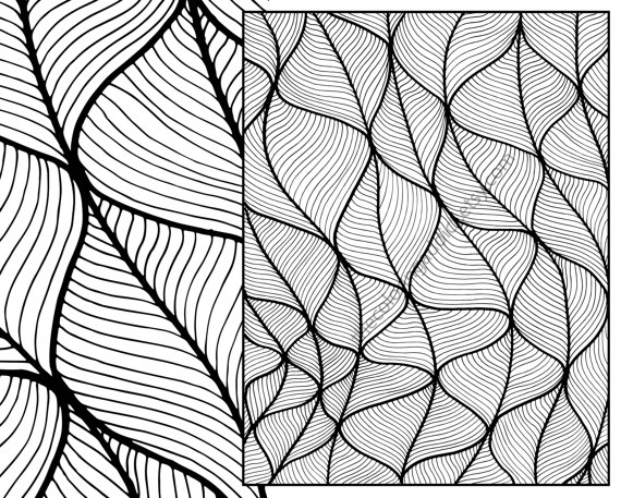 Organic Pattern coloring #7, Download drawings