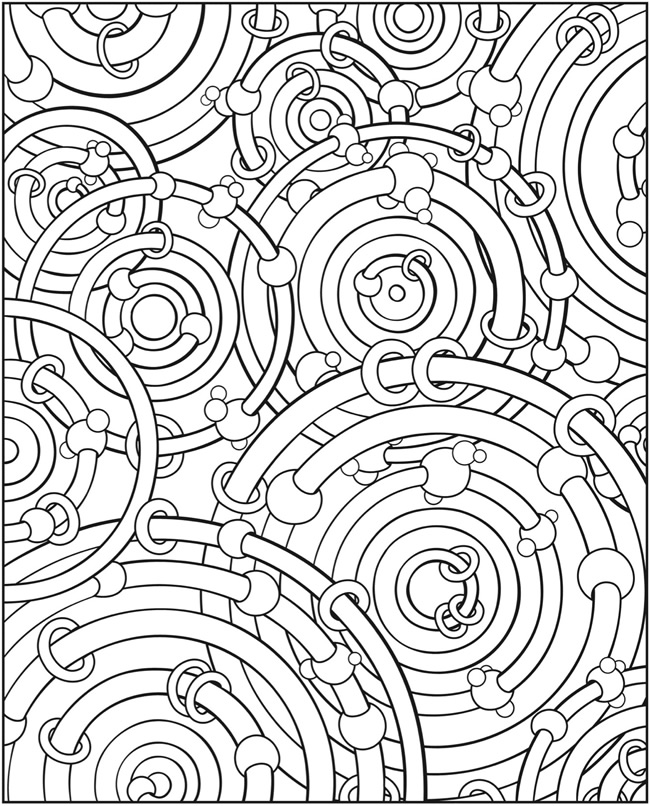Organic Pattern coloring #16, Download drawings