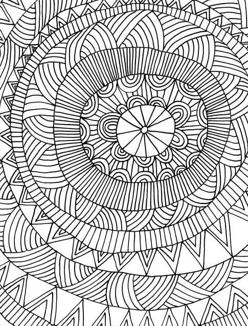 Organic Pattern coloring #11, Download drawings