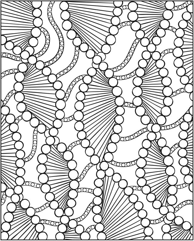 Organic Pattern coloring #12, Download drawings