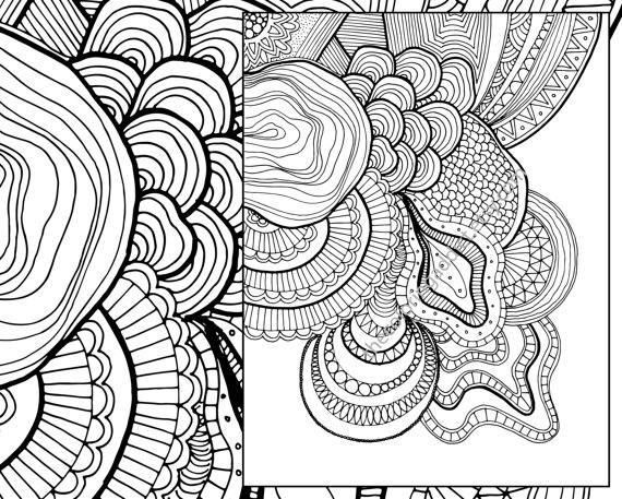 Organic Pattern coloring #14, Download drawings