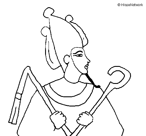 Osiris coloring #5, Download drawings