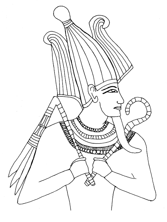 Osiris coloring #18, Download drawings