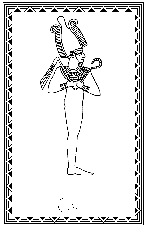 Osiris coloring #9, Download drawings