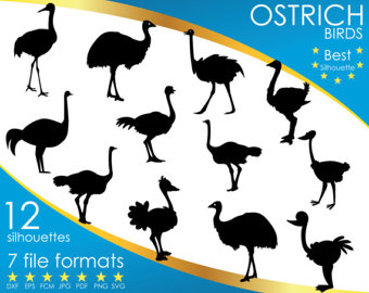 Ostrich svg #5, Download drawings