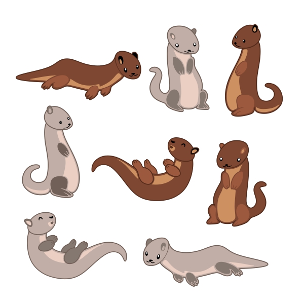 The Otter svg #9, Download drawings