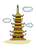 Pagoda clipart #15, Download drawings