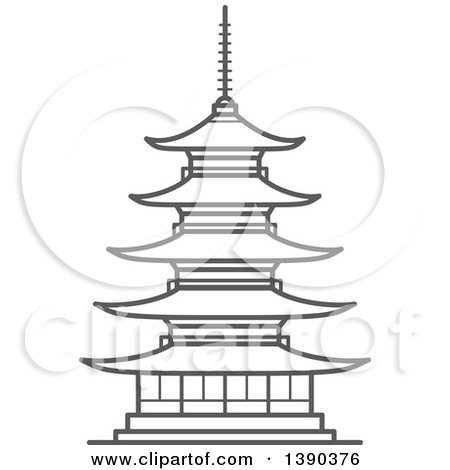 Pagoda clipart #5, Download drawings