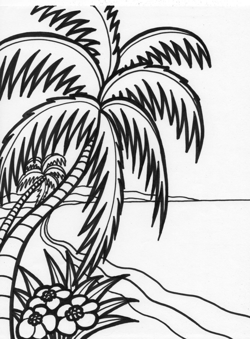 Palm Beach coloring #8, Download drawings
