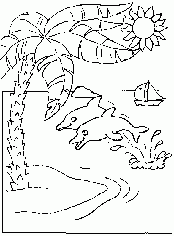 Palm Tree coloring #8, Download drawings