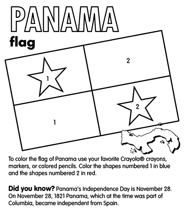 Panama coloring #18, Download drawings