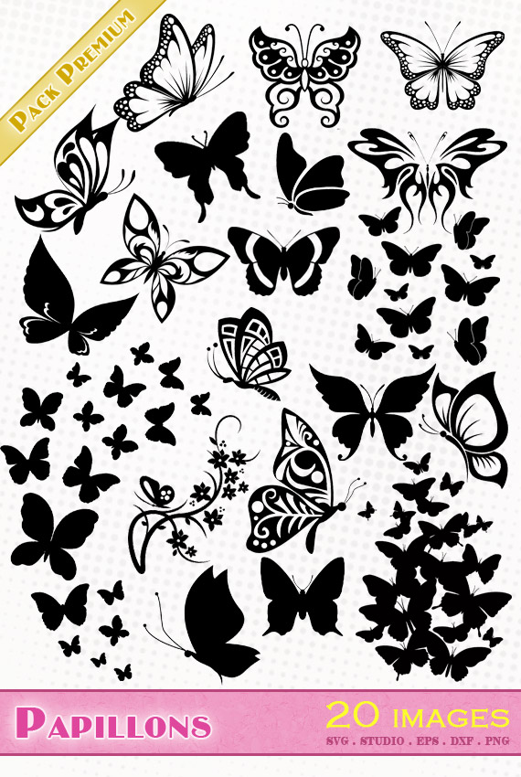 Papillon svg #1, Download drawings