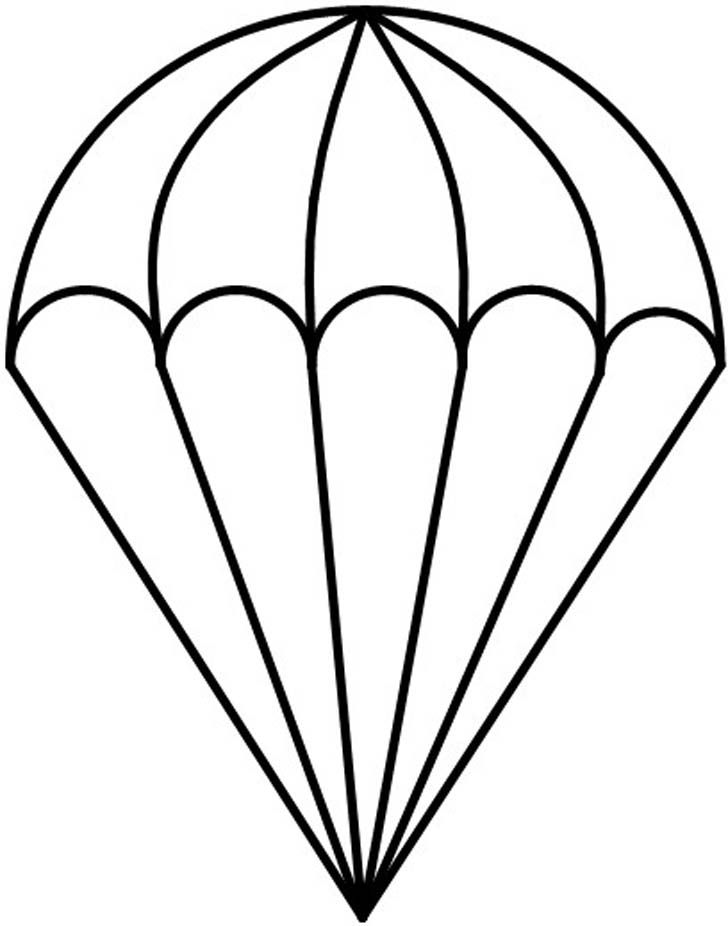 Parachute coloring #16, Download drawings