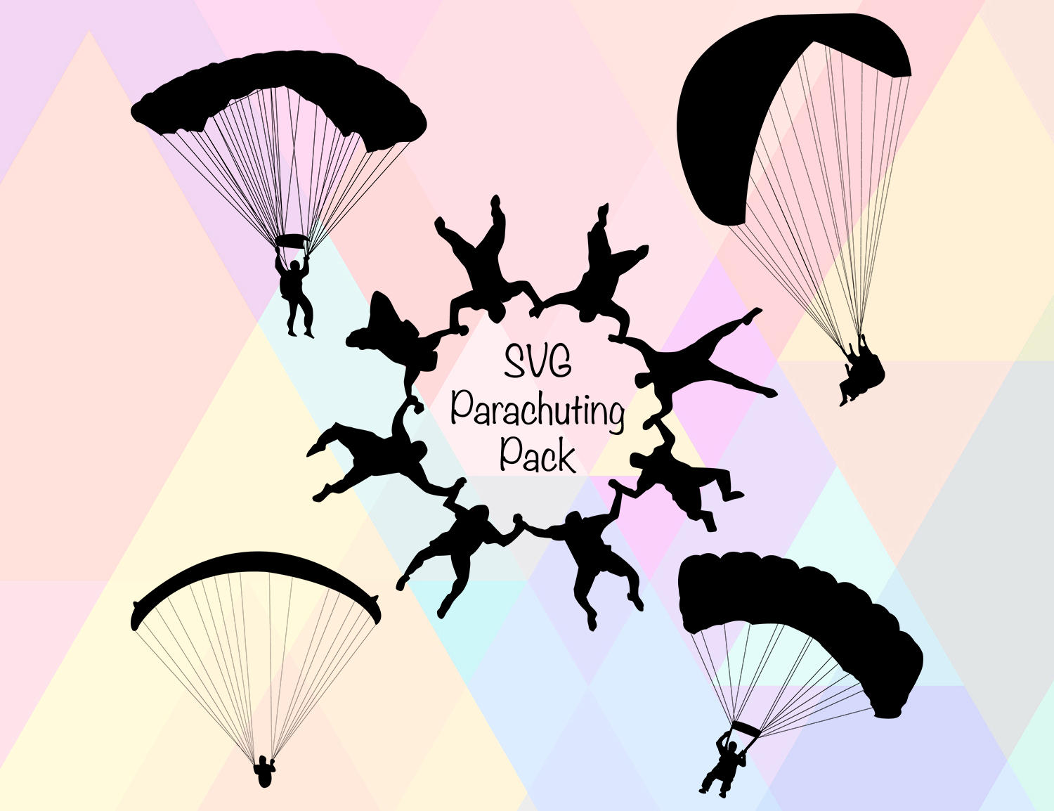 Parachute svg #9, Download drawings