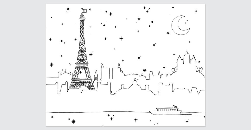 Paris coloring #18, Download drawings