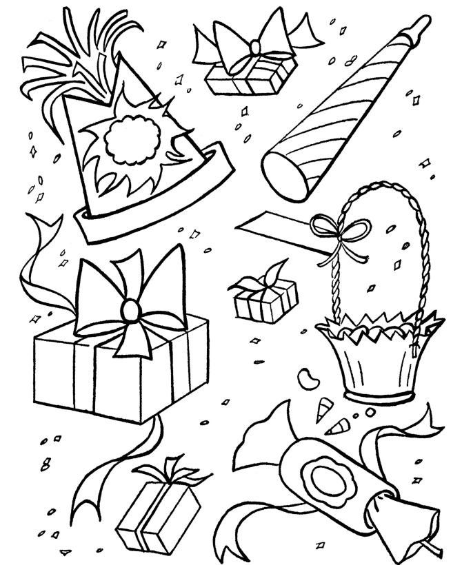 Party coloring #10, Download drawings