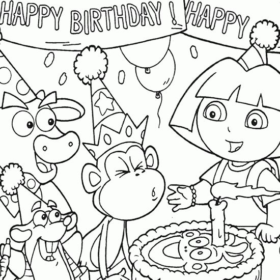 Party coloring #13, Download drawings