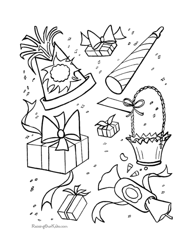 Party coloring #12, Download drawings
