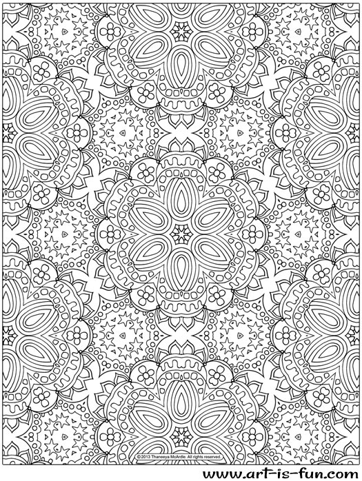 Pattern coloring #14, Download drawings