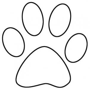 Paw Prints coloring #14, Download drawings