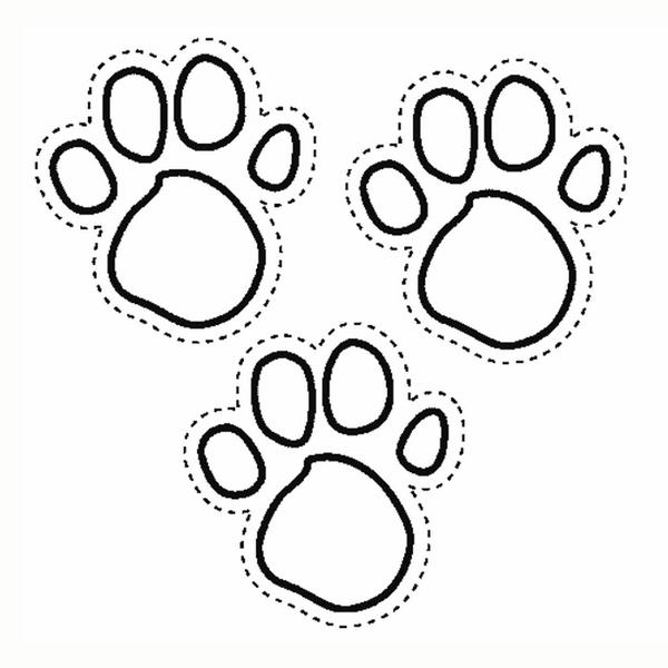 Paw Prints coloring #6, Download drawings