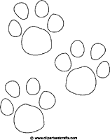 Paw Prints coloring #15, Download drawings