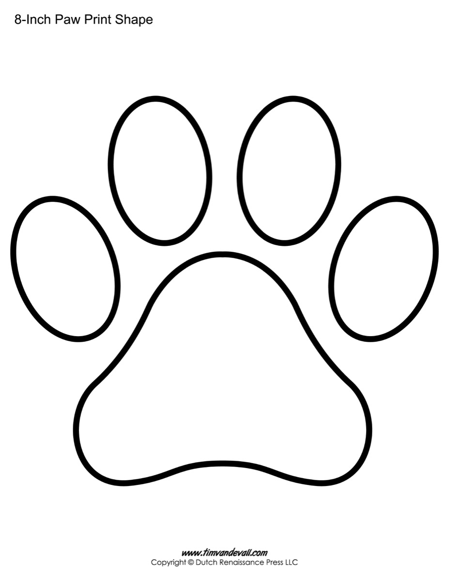 Paw Prints coloring #13, Download drawings
