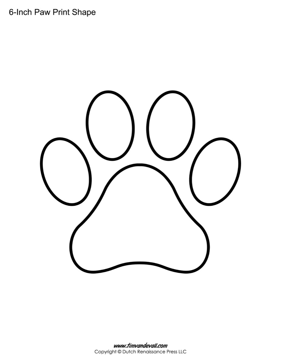 Paw Prints coloring #12, Download drawings
